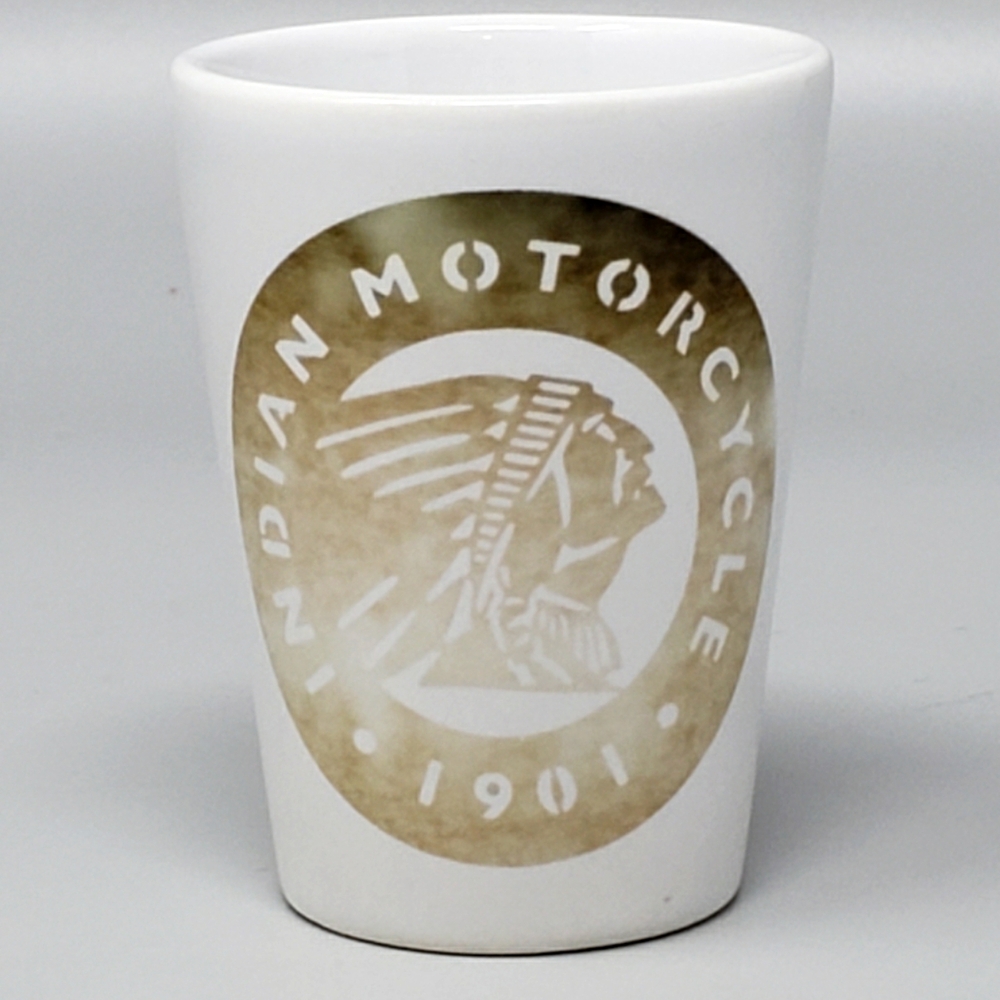 Indian Motorcycle Shot Glass